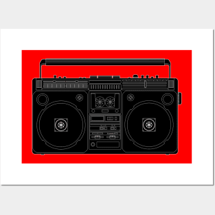 boombox1 Posters and Art